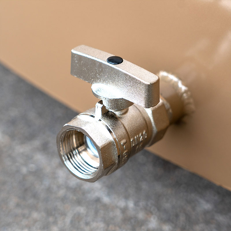 Hladna potopna kad Champagne Gold Full iz nerjavečega jekla 304